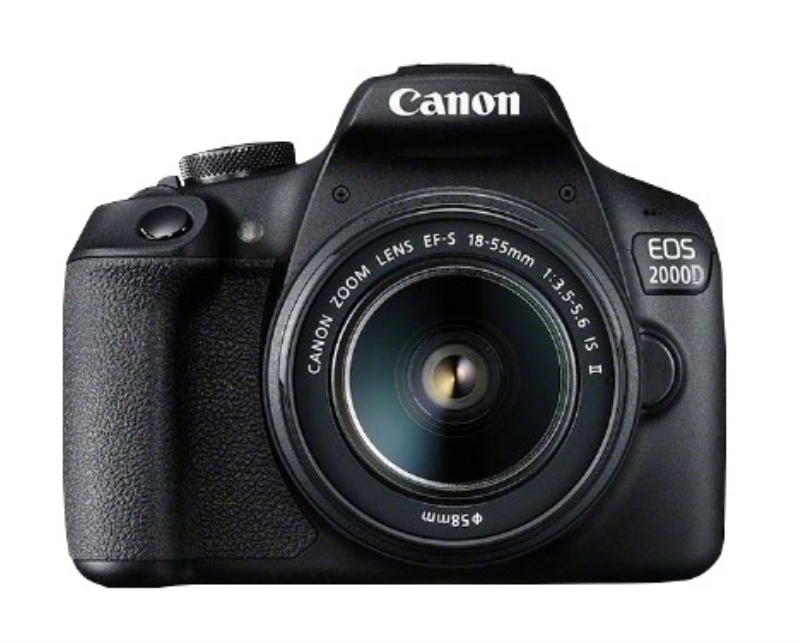 CANON Fotocamera reflex Canon EOS 2000D 24.1 mpx video Full HD WI-Fi nero
